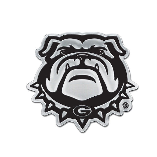 University of Georgia New Bulldog Logo Chrome Emblem